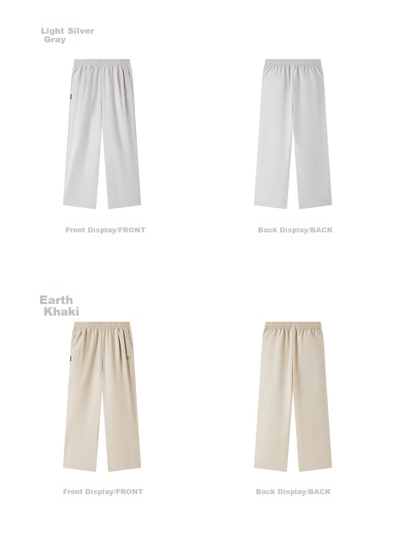 PEAK Summer Outdoor Men's Water-Repellent Sports Yamamoto Breathable Sun-Protective Outdoor Curved Pants Women's DF362090 34
