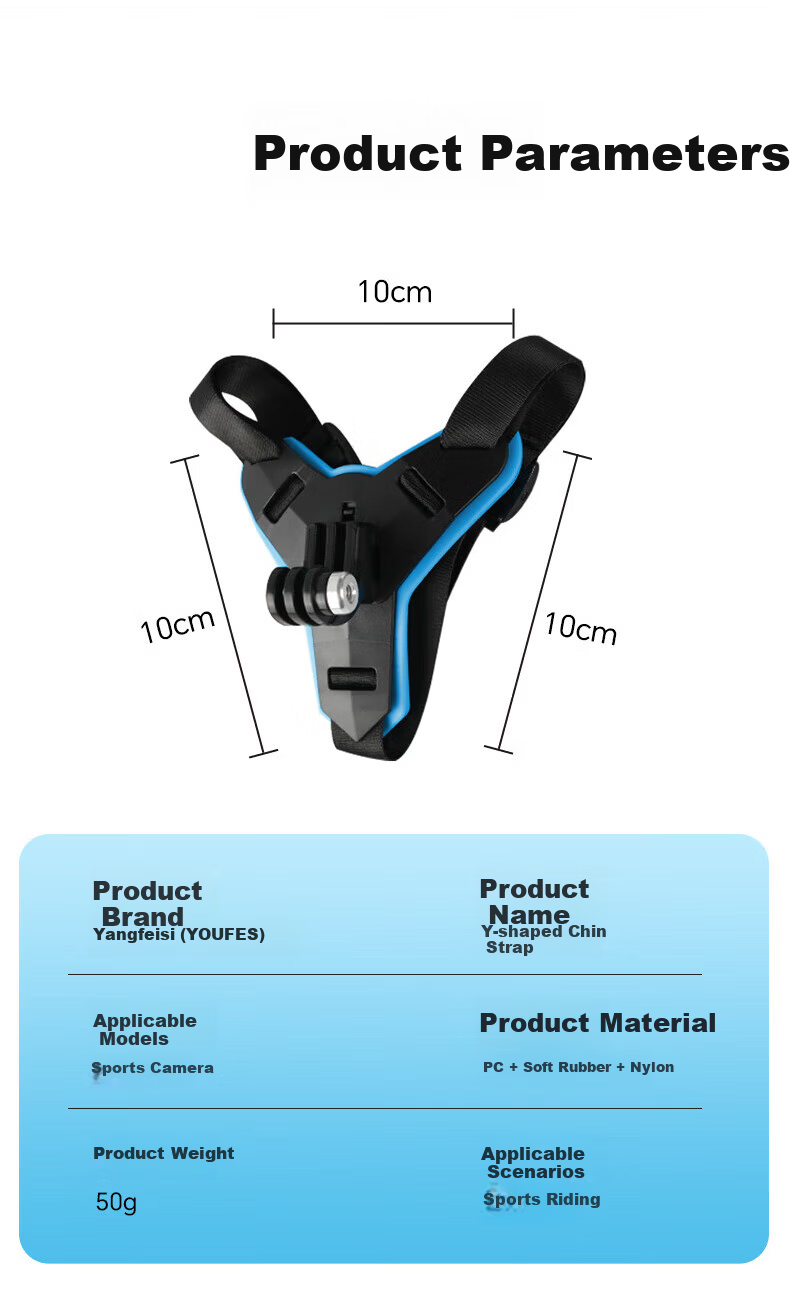 Yangfeisi DJI Osmo 360 Panorama Camera Helmet Chin Mount Motorcycle Bracket Accessories for DJI Panorama Sports Camera Dash Cam Camera Mount 6