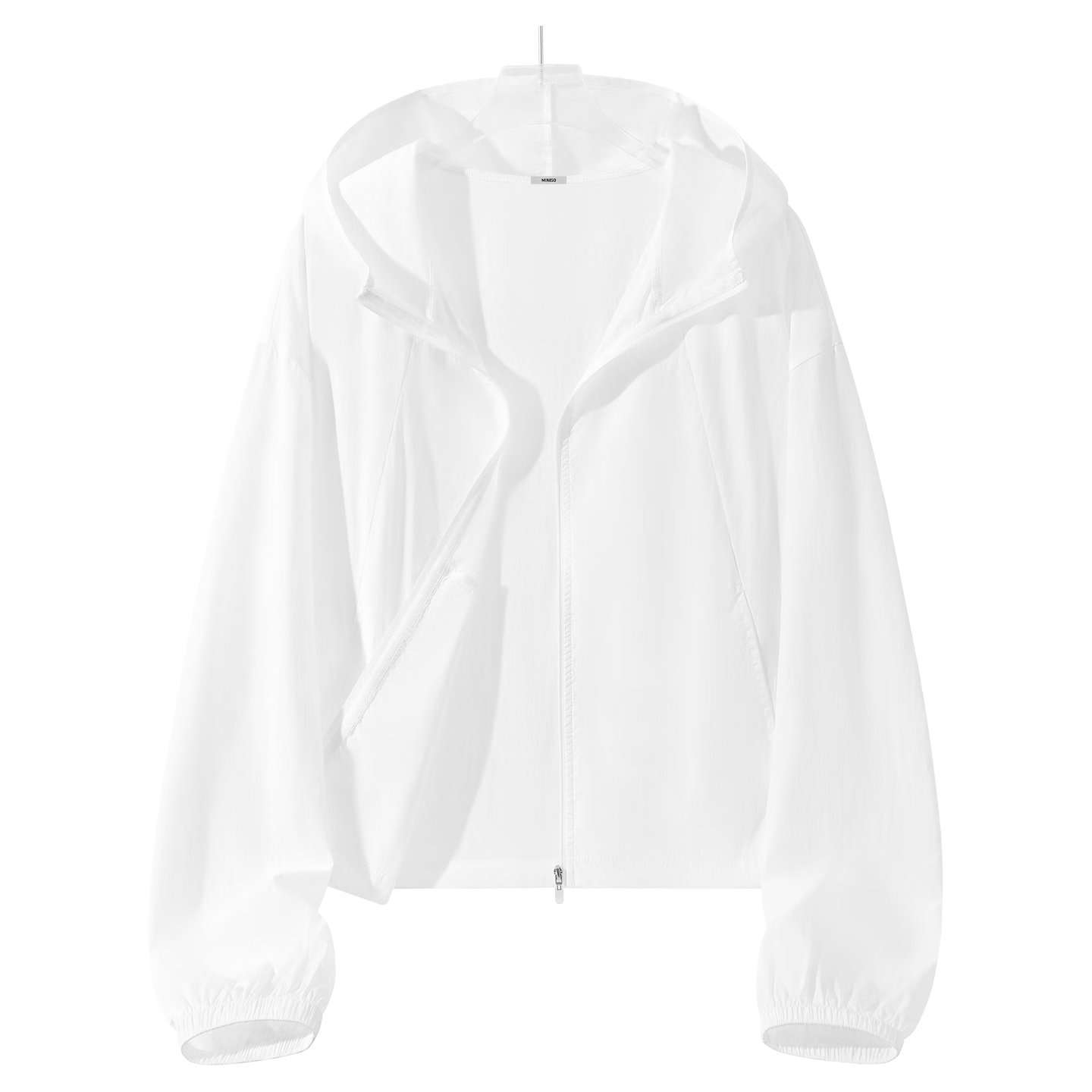 MINISO Women's Short Sun Protection Jacket 2026 New Summer UV Protection Lightweight Outdoor Hooded Coat
