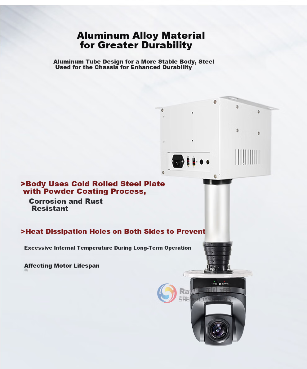 Shenghua Shitong Electric Lifting Ceiling Mount Rod Video Conference Camera Projector Lift Remote Control Bracket Electric Telescopic Stroke 1.5m SH-EC100-1.5 5