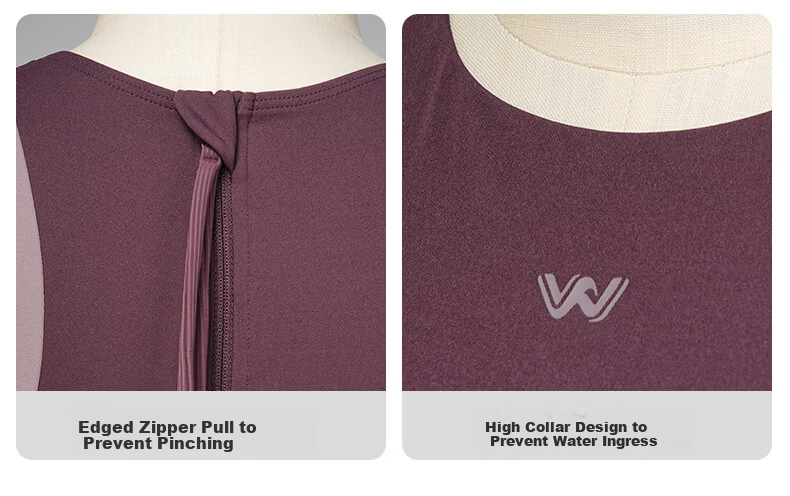WATERTIME Women's New One-Piece Swimsuit for Swimming Pool, Plus Size, Body-Shaping, Racing Trunks, Thermal Spring Use 12