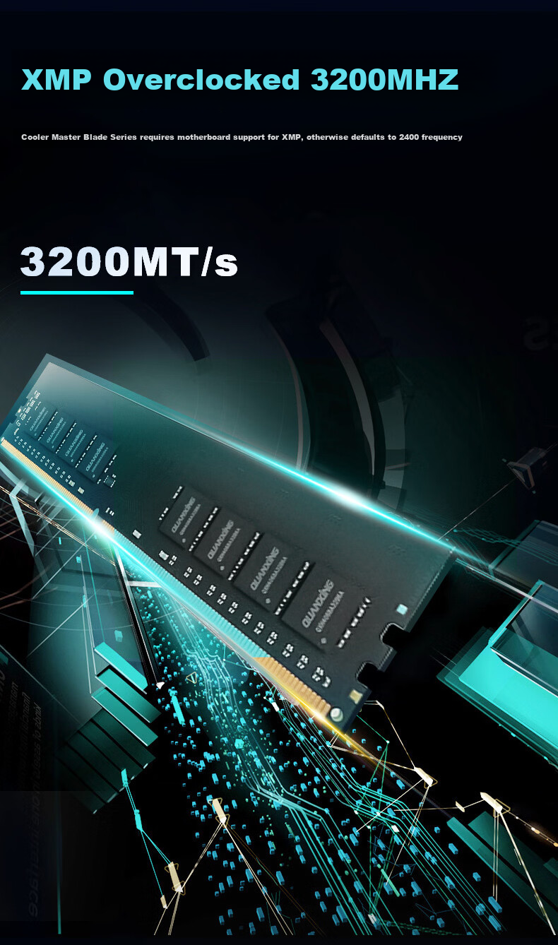 Kuxinke 16GB (8GBx2) DDR4 3600 Desktop RAM Kit, Daoke Selected Chips, C18 Frost Moon White 2