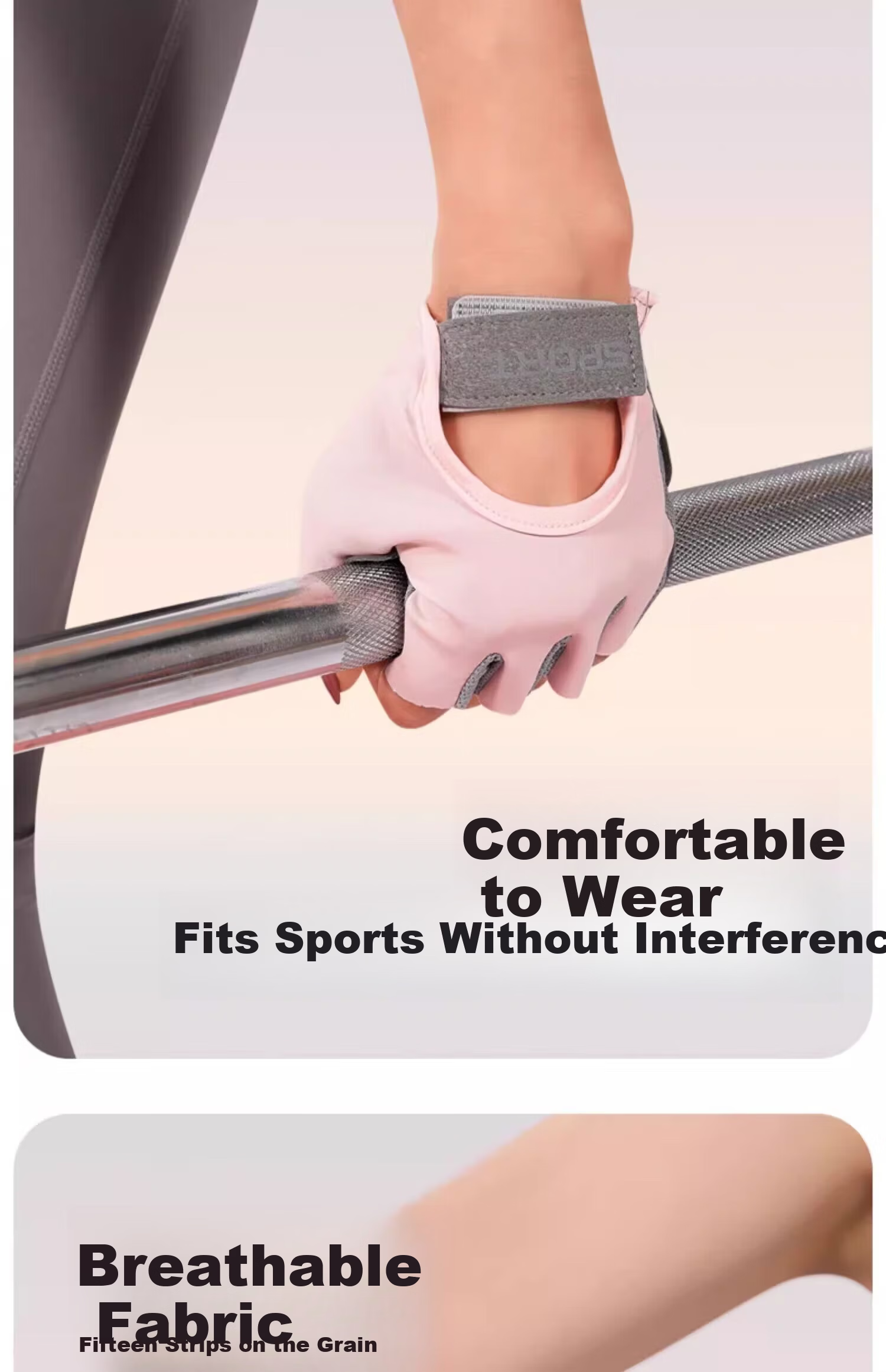 Chegui Mu Women's Cycling Fitness Gloves Sports Non-Slip Half Finger Gloves for Pull-Up, Rock Climbing, Outdoor Sports, and Biking 13