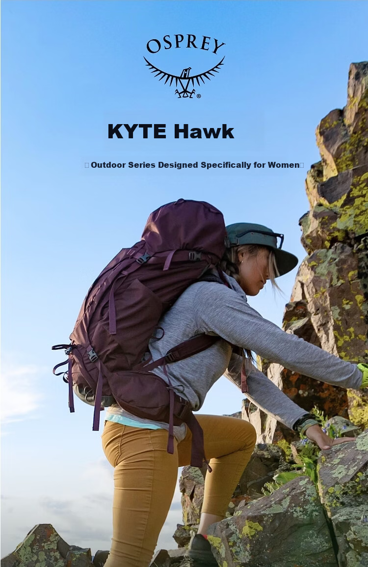 OSPREY Talon Outdoor Heavy-Duty Hiking Backpack Women's Professional Large Capacity Small Talon Daypack Khaki Green WXS/S 2