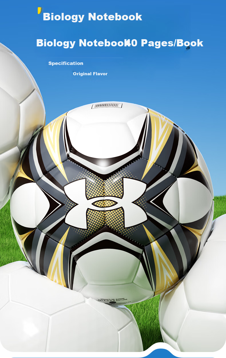Under Armour Soccer Ball Size 5 Official Match Training Ball for Middle School Entrance Exam Adult World Cup Soccer Ball 8