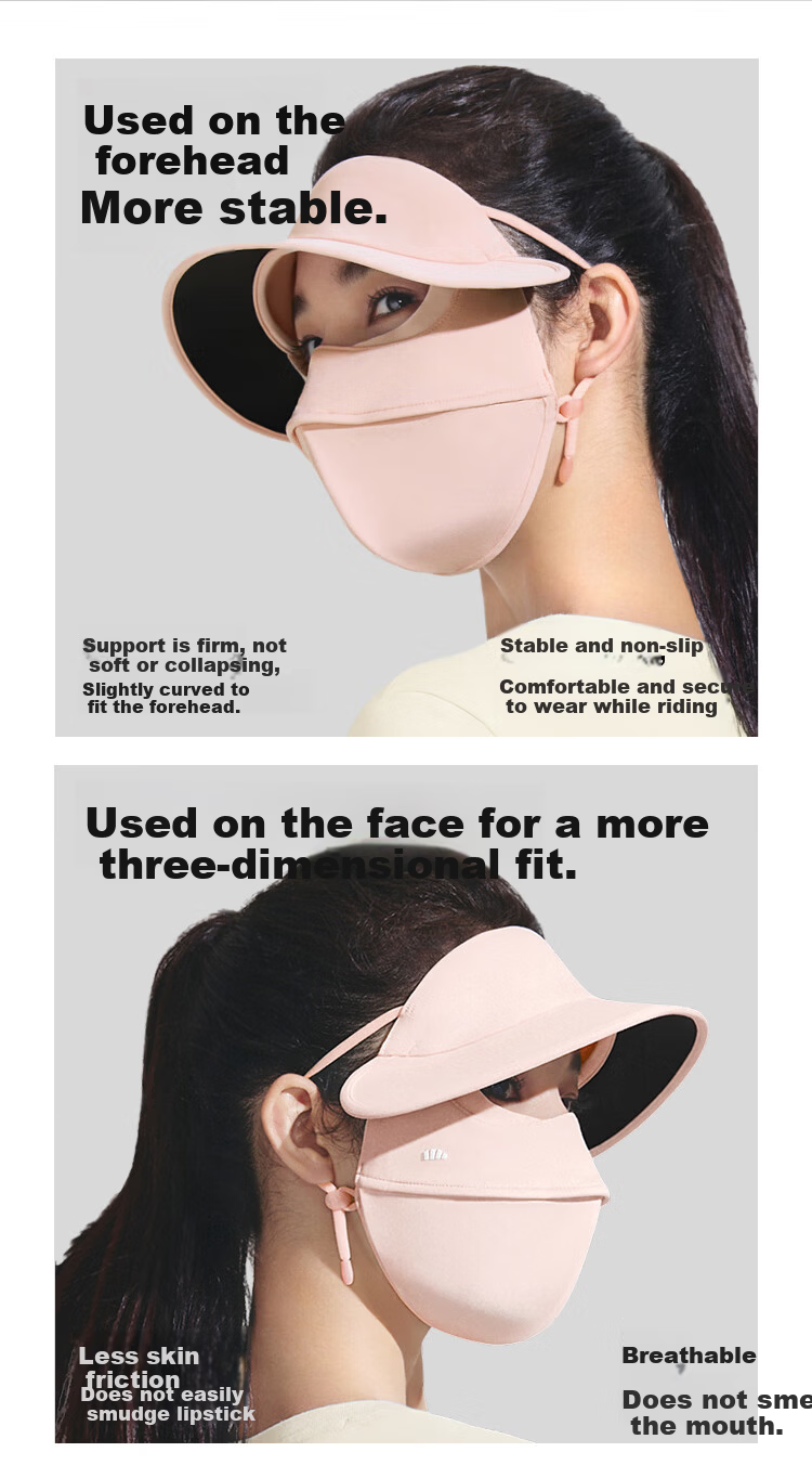 Beneunder Women's Windproof Face Mask Winter Sun Protection Cycling Face Cover High-Value Anti-Dryness Mask 12