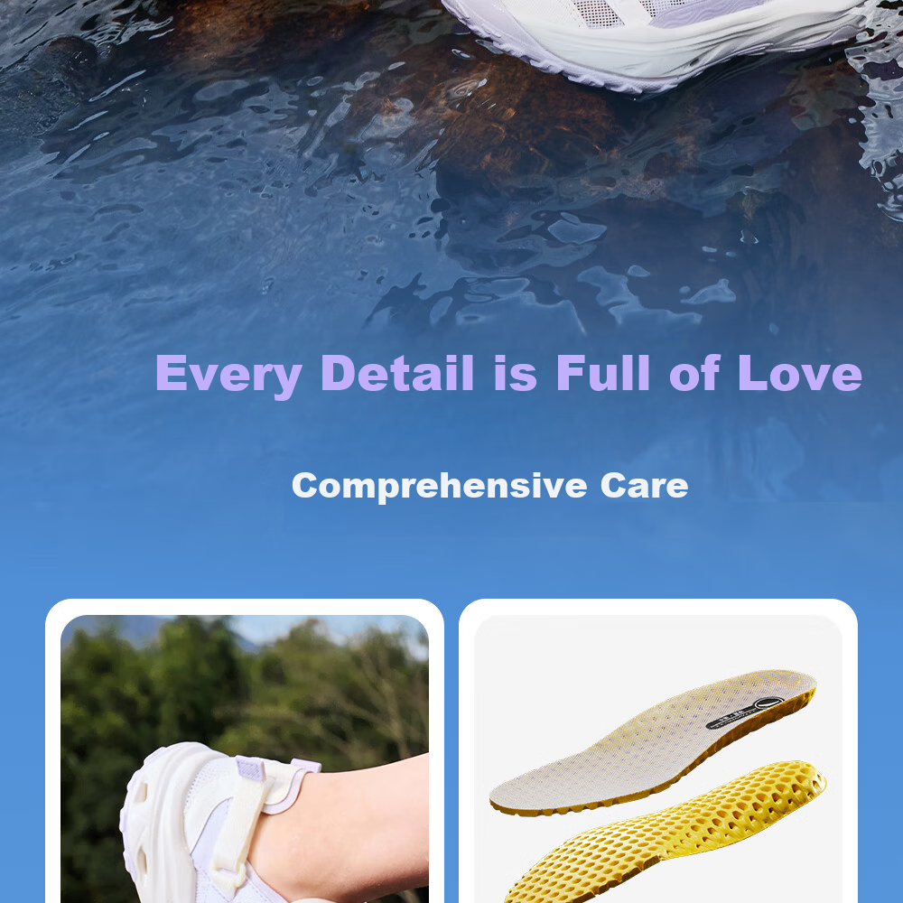 Anta Kids Sports Sandals Boys Big Kids 2026 Summer Breathable Lightweight Water Shoes PRO Beach Sandals A12626908 14