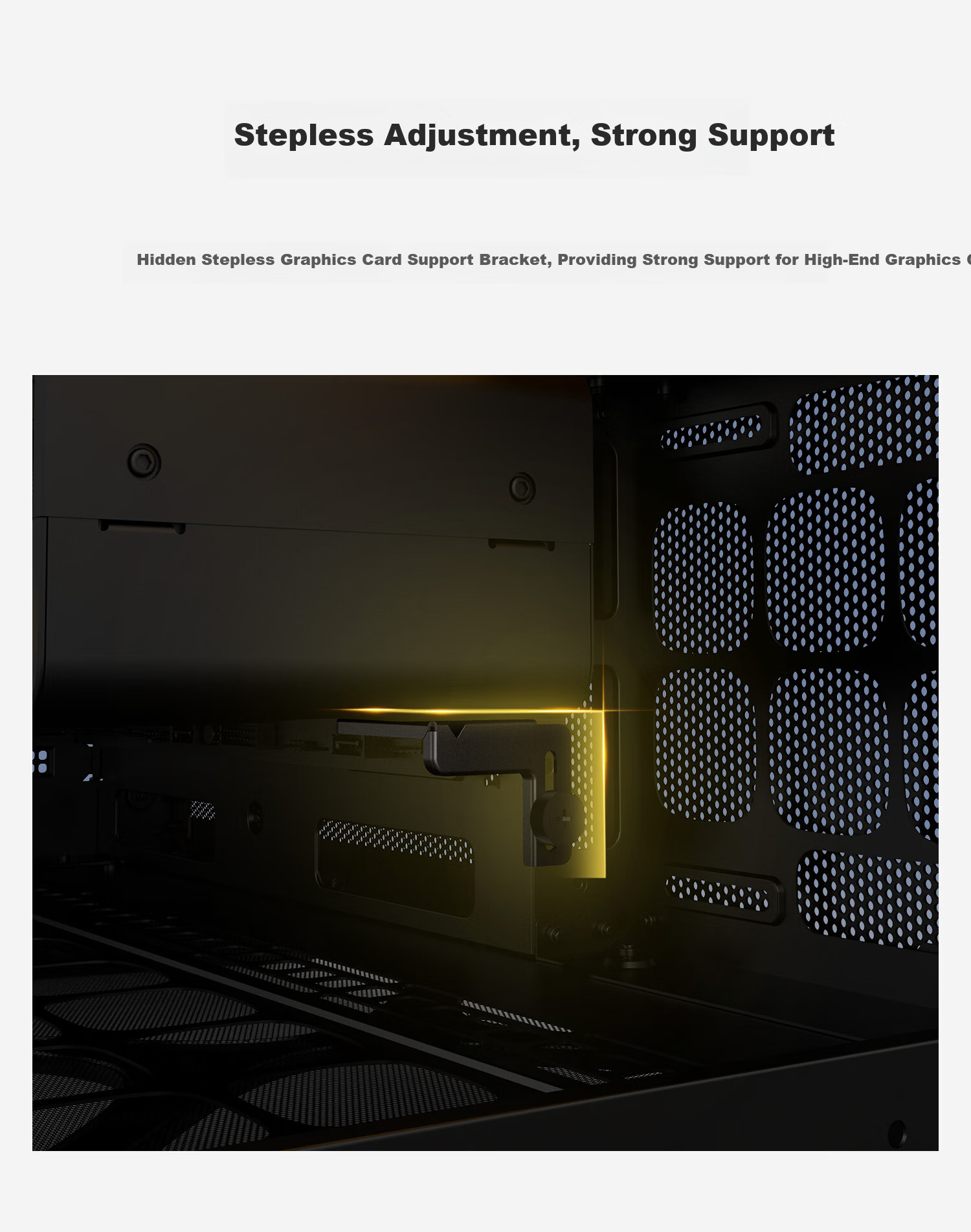GeometricFuture Model3 Nezha Computer Case Black Grey (Supports M-ATX Motherboard/50 Series Graphics Card/360mm Radiator/Seaview Case/Type-C Interface) 13