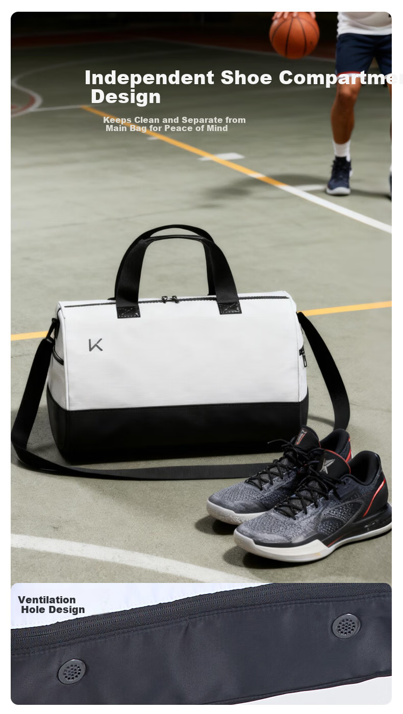 Keep Fitness Bag Large Capacity Wet and Dry Separation Travel Toiletry Bag Portable Handheld Luggage Shoulder Crossbody Bag 5