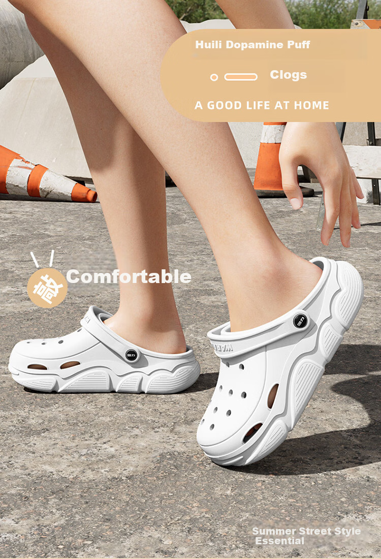 Warrior Women's Soft Height-Increasing Outdoor Casual Beach Sandals SDJ-0338 White Size 38 1
