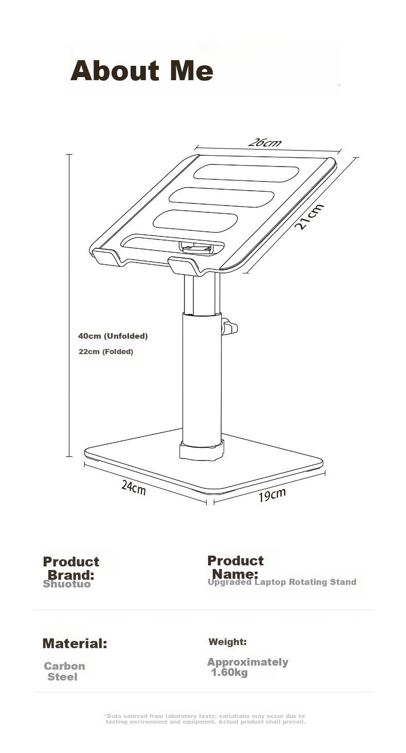 Shuotu Laptop Cooling Pad, Computer Semiconductor Cooling Stand, Air Pressure Gaming Laptop Cooling Device, Handheld Tablet Computer Vertical Stand, Computer Desk Height-Increasing Fan Cooling 14