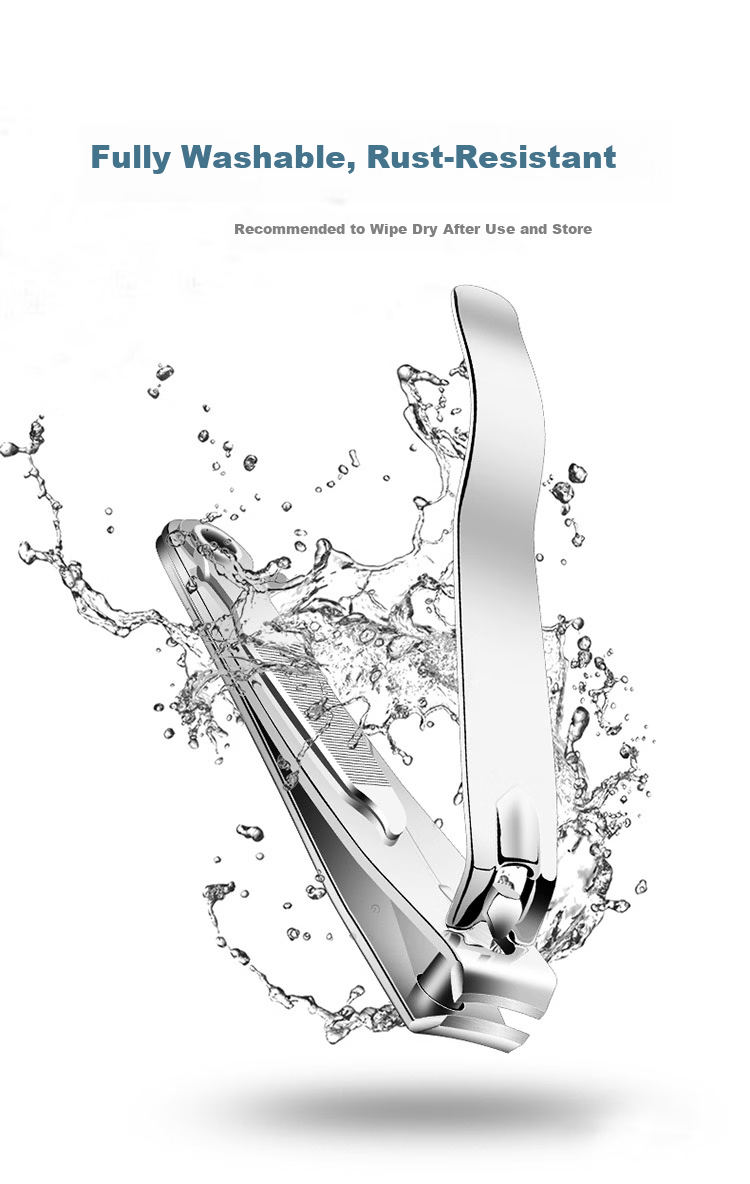 UPLUS Nail Clipper with File Sharp Durable Adult Nail Cutter 6