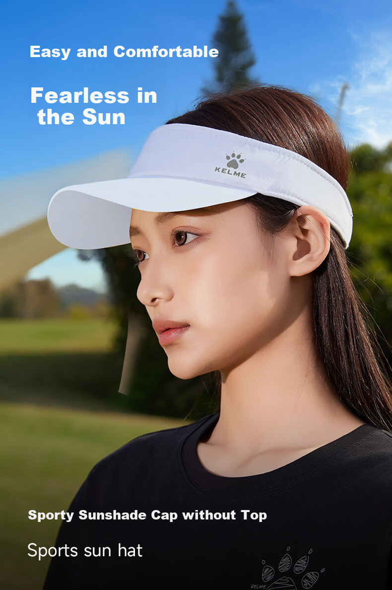 KELME Summer Outdoor Breathable Sweat-Absorbing Sunshade Marathon Running Cap 1