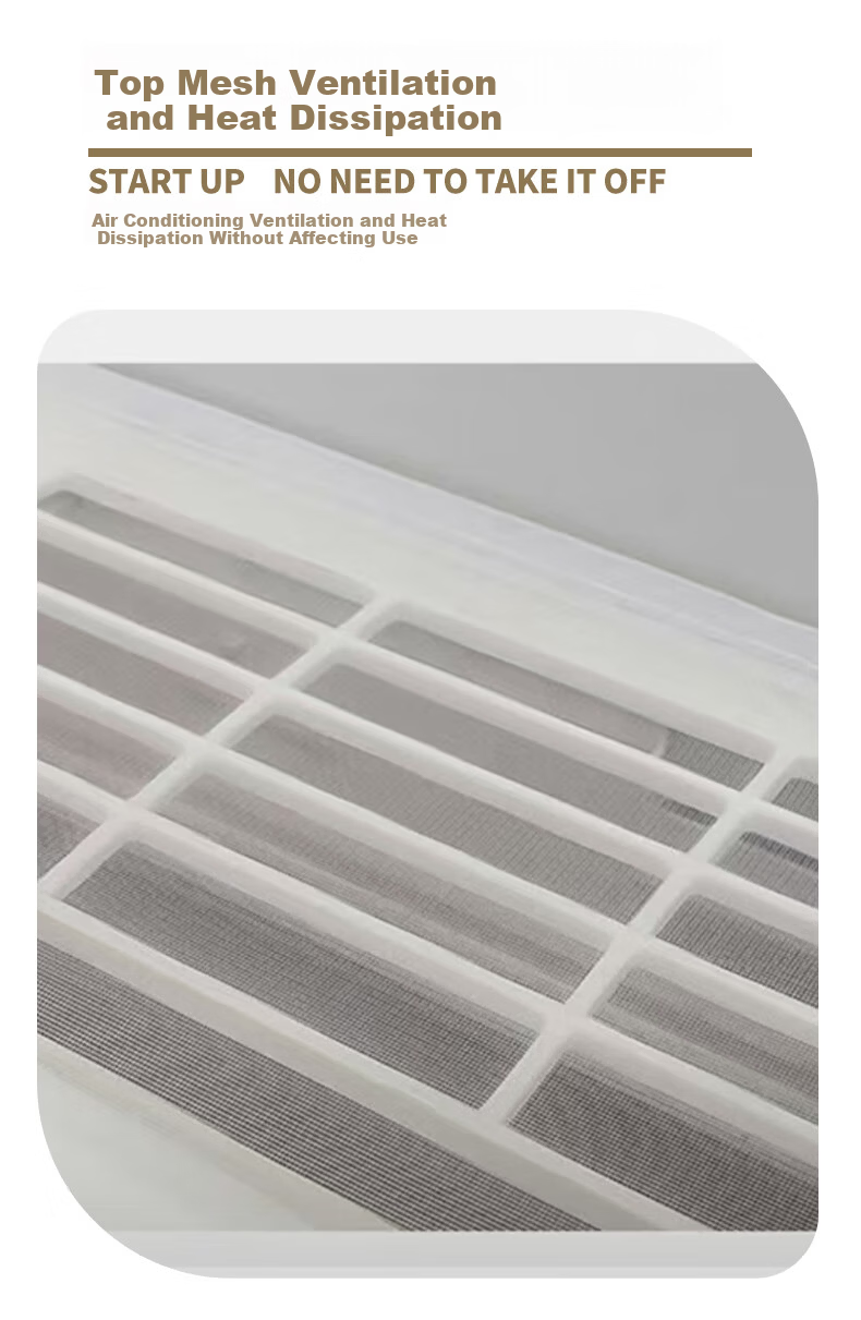 Gusen Zhe Air Conditioner Wind Shield Cover Universal Wall-Mounted AC Cover Anti-Direct Blow Wind Curtain Suitable for Gree Midea Air Conditioners Under 88CM Full Coverage Without Removal During Opera 5