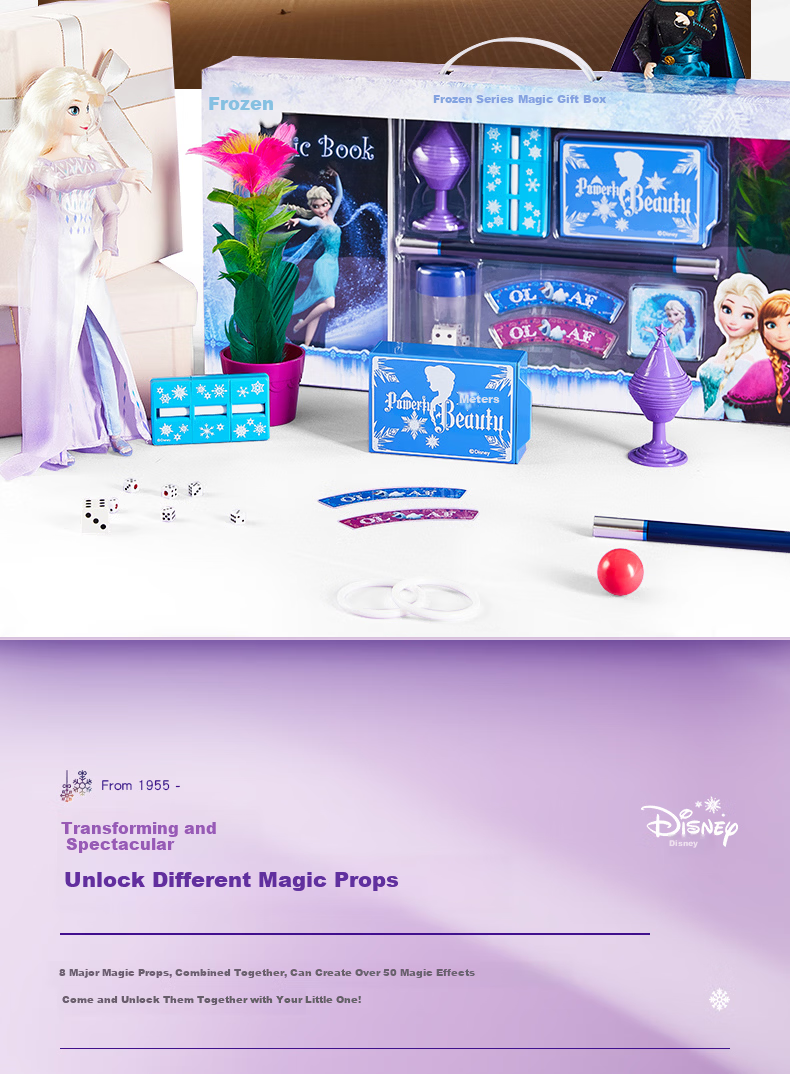 MOFAHUI Disney Magic Toy Prop Set Gift Box Creative Toys for Elementary Students Children's Festival Christmas Gift for Boys 14
