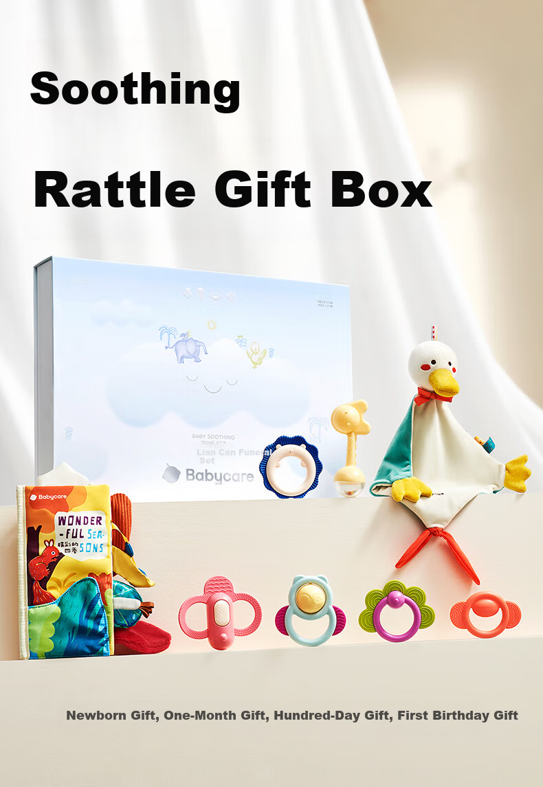 Babycare Suction Cup Spinning Toy Baby Feeding Soothing Companion Finger Exercise - 3 Pieces 1