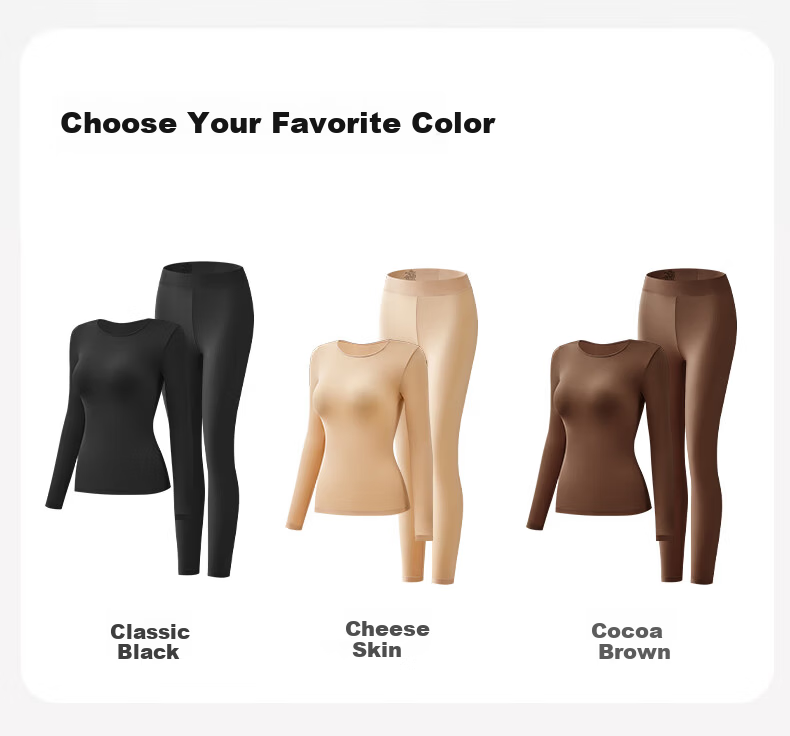 Herbal Original Ultra-Thin Thermal Skin-Enhancing Set Women's Autumn Top and Bottom Hyaluronic Acid Invisible Seamless Warm Versatile Spring New Arrival 15