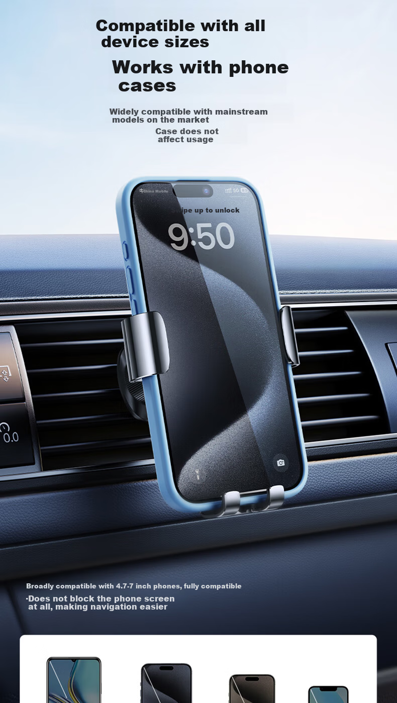 Leeioo Car Phone Holder 2025 New Car Air Vent Navigation Mount Interior Accessories 13