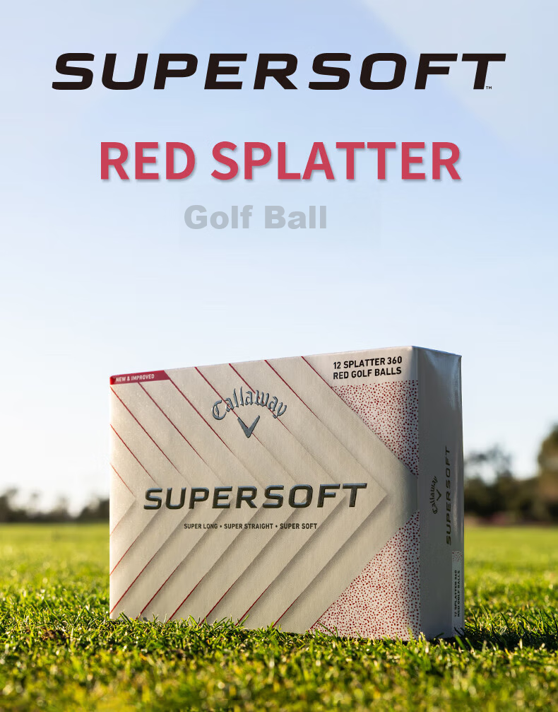 Callaway Super Soft Pink Golf Ball with 360-Degree Alignment Ring, Two-Layer, Long Distance, 25-Pack, New Model 1