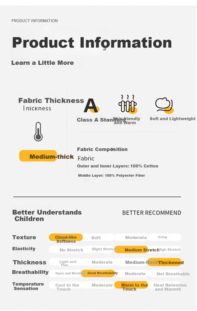 LangSha Kids Girls Cotton Thermal Underwear Set Three-Layer Thickened A-Class Cotton Mid-High Collar Warm Autumn Top and Bottom for Older Children 8