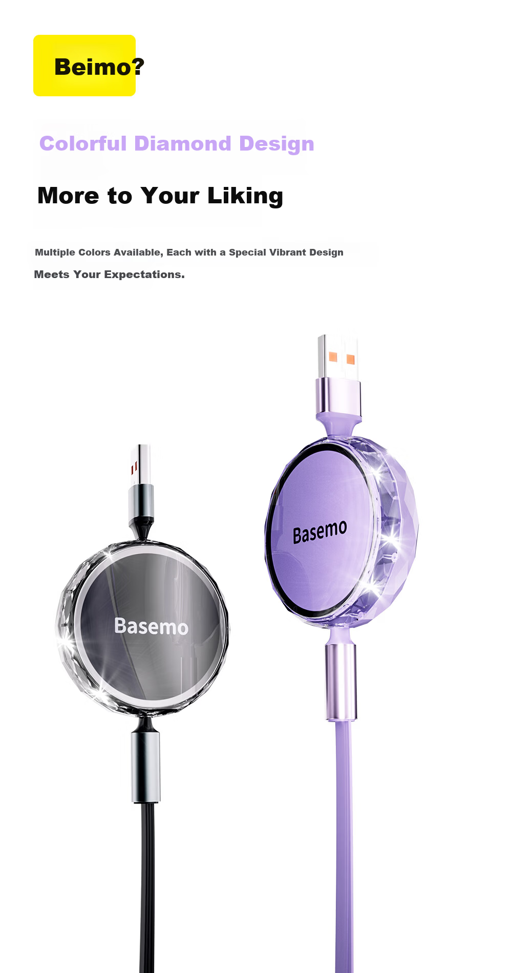 Beimo Three-In Retractable Data Cable, Compatible with Apple Android Type-C, Fast Charging Car Charger for IPhone 18/17 Pro Max, Huawei/Xiaomi Phones, 1.2 Meters Black 6
