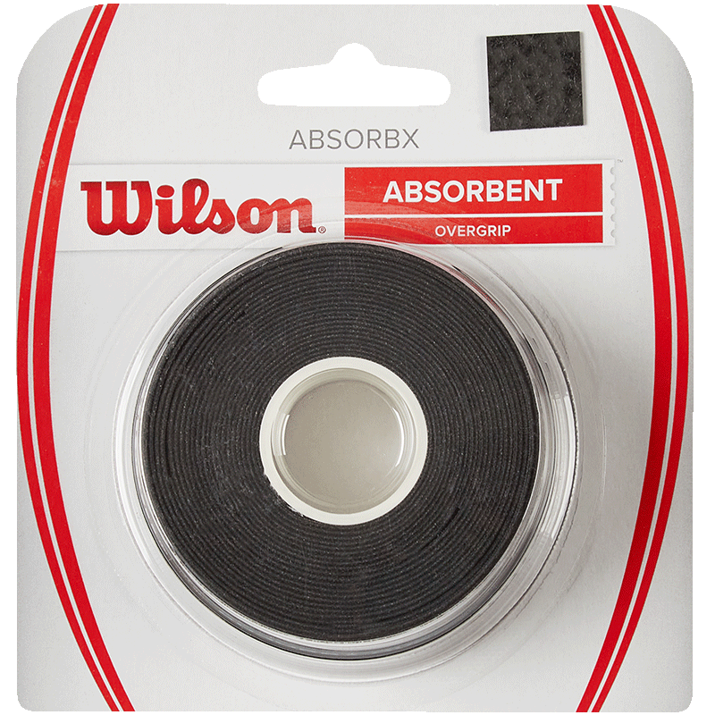 Wilson ABSORBX Dry Sweatband Black 3pcs WR8446502001