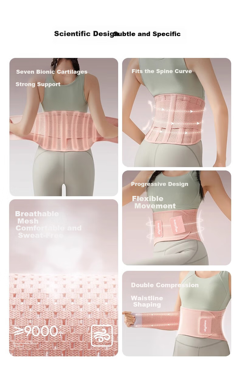 KYOLENS Japanese Summer Thin Breathable Lumbar Support Belt for Lumbar Disc Herniation, Muscle Strain, Sports, Medical Use, and Prolonged Sitting 1
