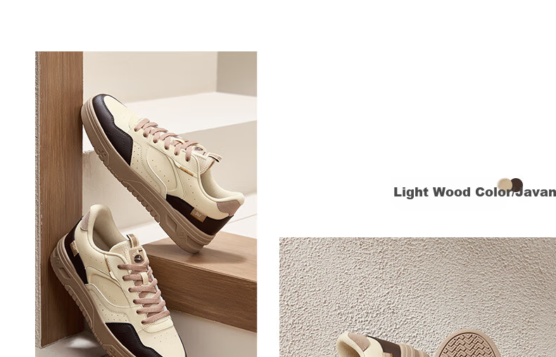 361° Men's Sports Shoes Spring Summer New Retro Leather Basic White Casual Sneakers 672616619-5 77