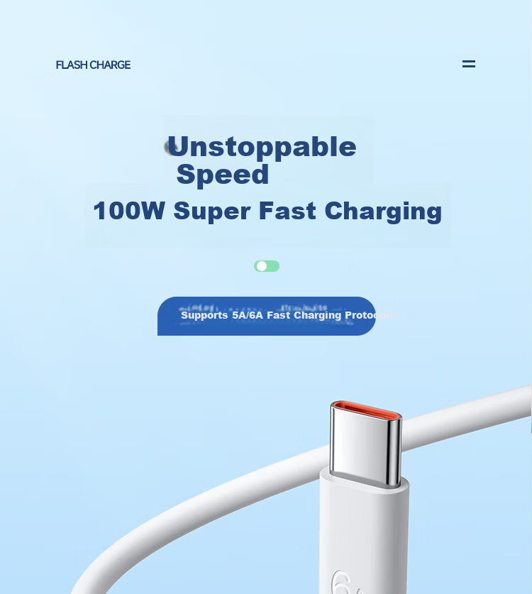 Type-C Data Cable 100W/88W/66W/40W Super Fast Charging 6A Cable Compatible with Huawei Honor Xiaomi Phones Tablets Pura80/Mate70 2M 1