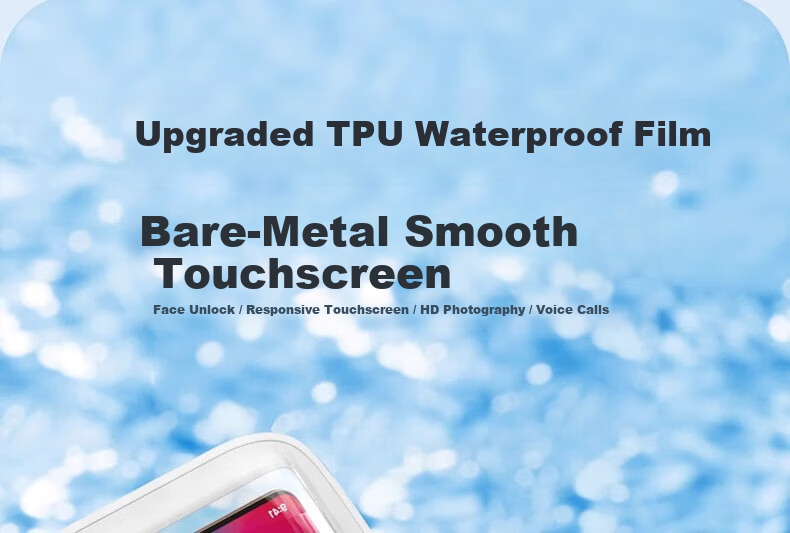 LI-NING Waterproof Touchscreen Phone Pouch Swimming Dustproof Protective Underwater Shooting Case 7