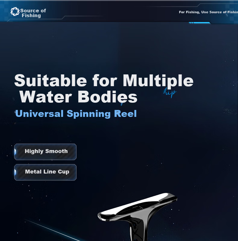 YuZhiYuan GS2000 Aluminum Alloy Fishing Reel Spinning Reel Lure Long Casting Sea Fishing Reel 1