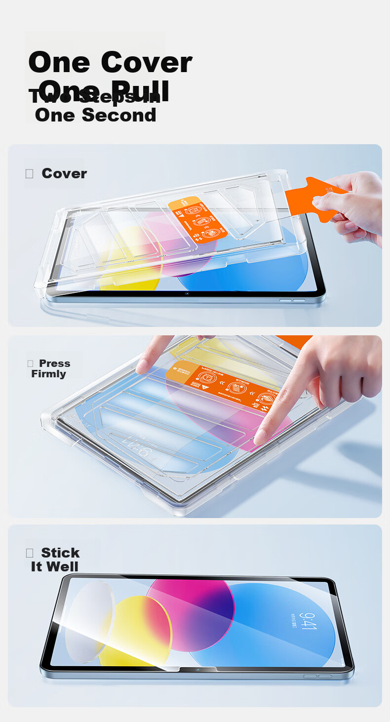 Shanmo iPad Pro 11-inch M5 Chip Tempered Glass Screen Protector Dust-Free Installation for 2024/2025 Apple Tablet HD Film 6