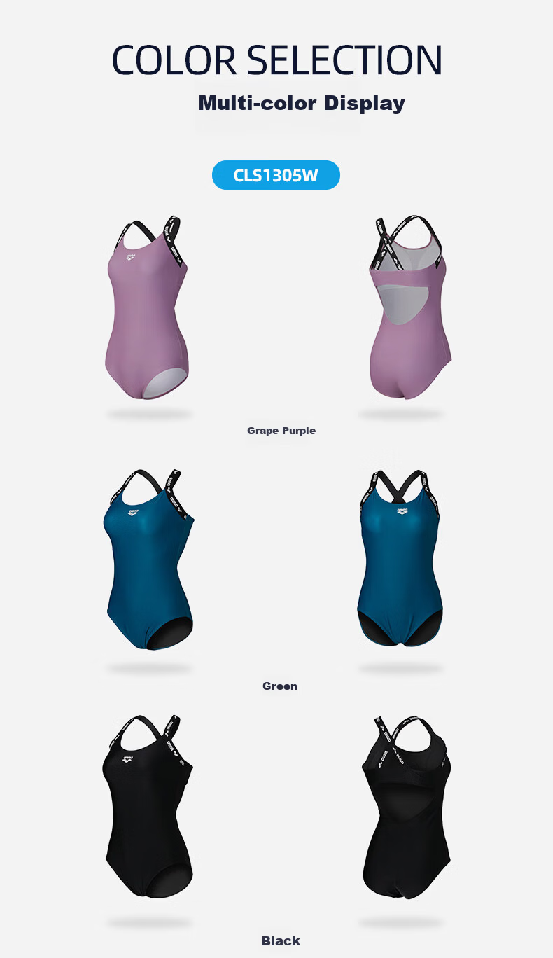 Arena Women's Swimsuit 2026 New Slim Fit Fashion Sports Fitness One-Piece Sleeveless Triangle Training Swimwear 12