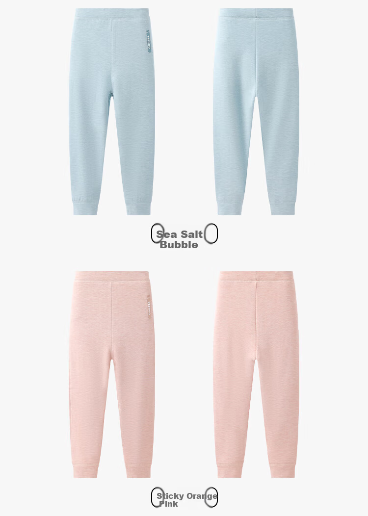 YEEHOO Wool Triple-Layer Thickened Cotton-Padded School Uniform Pants Winter Kids Boys Girls Warm Cotton Trousers 9
