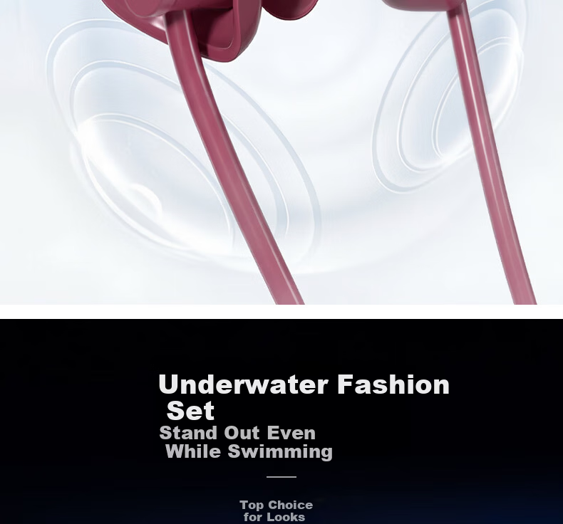 WATERTIME Swimming Earplugs Neck Strap Anti-Lost Waterproof Adult Earplugs for Otitis Prevention and Water Protection Bathing Earplugs 9