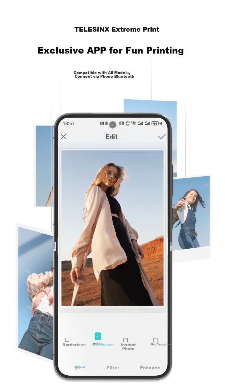 TELESIN Mobile Imaging Kit 1/4 Black Soft Filter Apple iPhone 17 Photography Set for iPhone 17 Pro/Pro Max Phone Camera Assistant 4