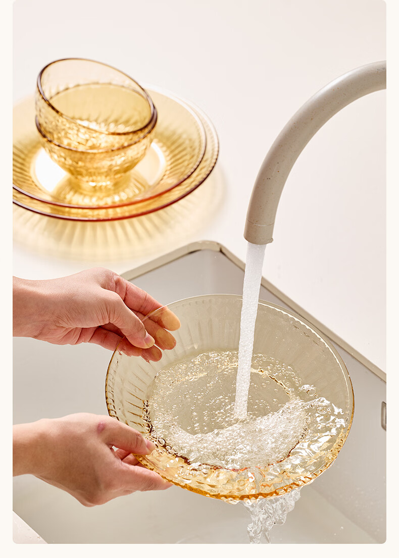 GLASSLOCK Glass Bowl 2-Piece Set High-Temperature Resistant Rice Bowl Soup Bowl Noodle Bowl Microwave Oven and Steaming Safe Tableware Set 4