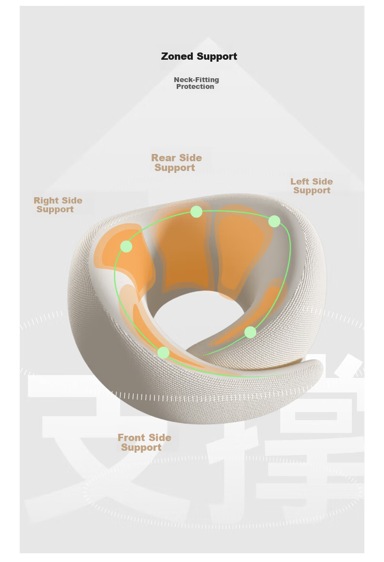 Wuyingongfang, Mu Yin Liangpin Textile Subsidiary U-Shaped Pillow, Portable Storage Travel Neck Support Pillow, Airplane Neck Pillow, Office Nap Pillow 6