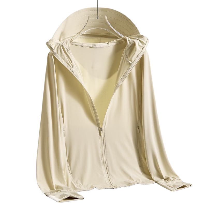 Langsha Women's Sunscreen Jacket UV Protection Lightweight Breathable Ice Silk Summer New Sunshade Coat Thin Loose Sun Protection Clothing