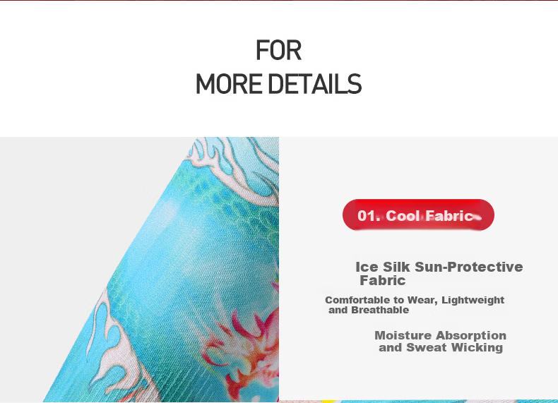 RED DRAGONFLY Tattoo Ice Sleeve Men's Floral Arm Sun Protection Ice Silk Arm Sleeve Summer Sunshade Cooling Sleeve Personalized Arm Guard 11
