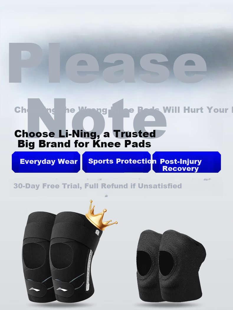 Li-Ning Knee Pads Summer Lightweight Protective Meniscus Injury Prevention Unisex Arthritis Support for Mountaineering Basketball Badminton Running 3