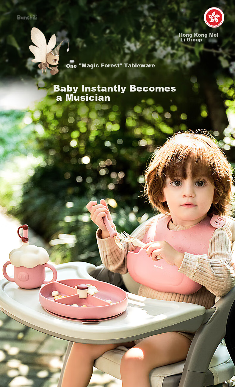 BanshiLi Newborn Baby First Meeting Gift Baby Feeding Bowl Children's Tableware Insulated Water-Filled Bowl Lunch Box Toy Birthday First Year Gift 1