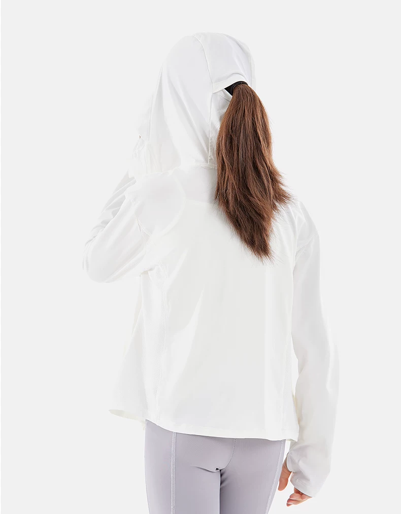 Disney Girls' Summer Sun Protection Jacket Kids UV Protection Skin Jacket Big Children Ice Silk Coat 10001 White 130 9
