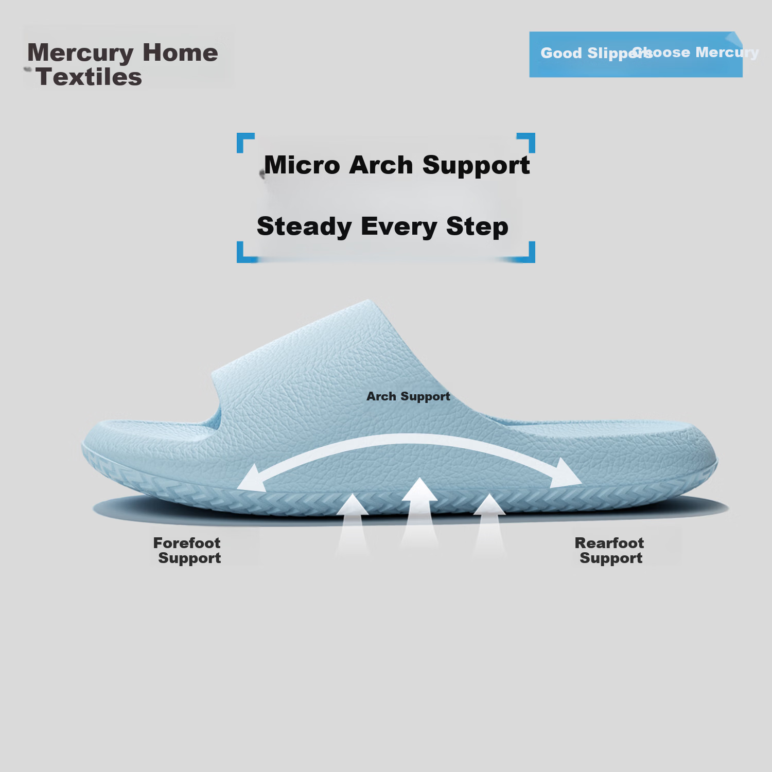 Mercury Home Textiles Litchi Pattern Antibacterial Slippers Women's Summer New Indoor Bathroom Non-Slip Couple Beach Sandals Men