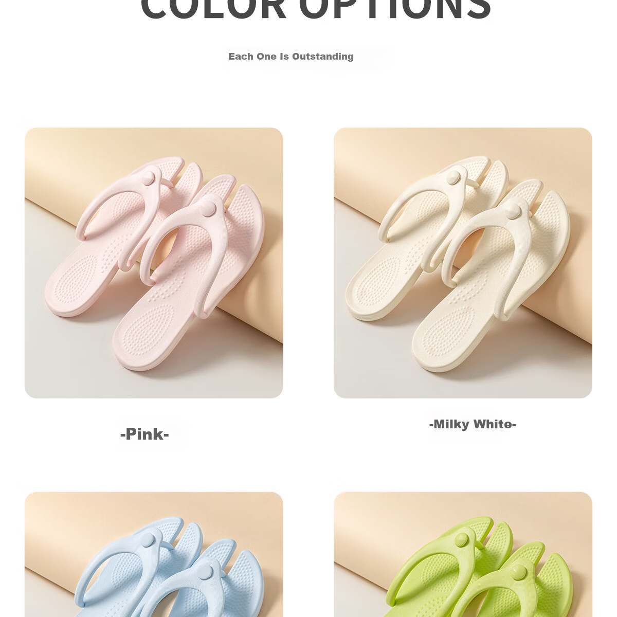 Grace Travel Slippers Women Summer Portable Foldable Bathroom Shower Non-Slip Flip Flops Disposable Cool Slippers Men Business Trip 7