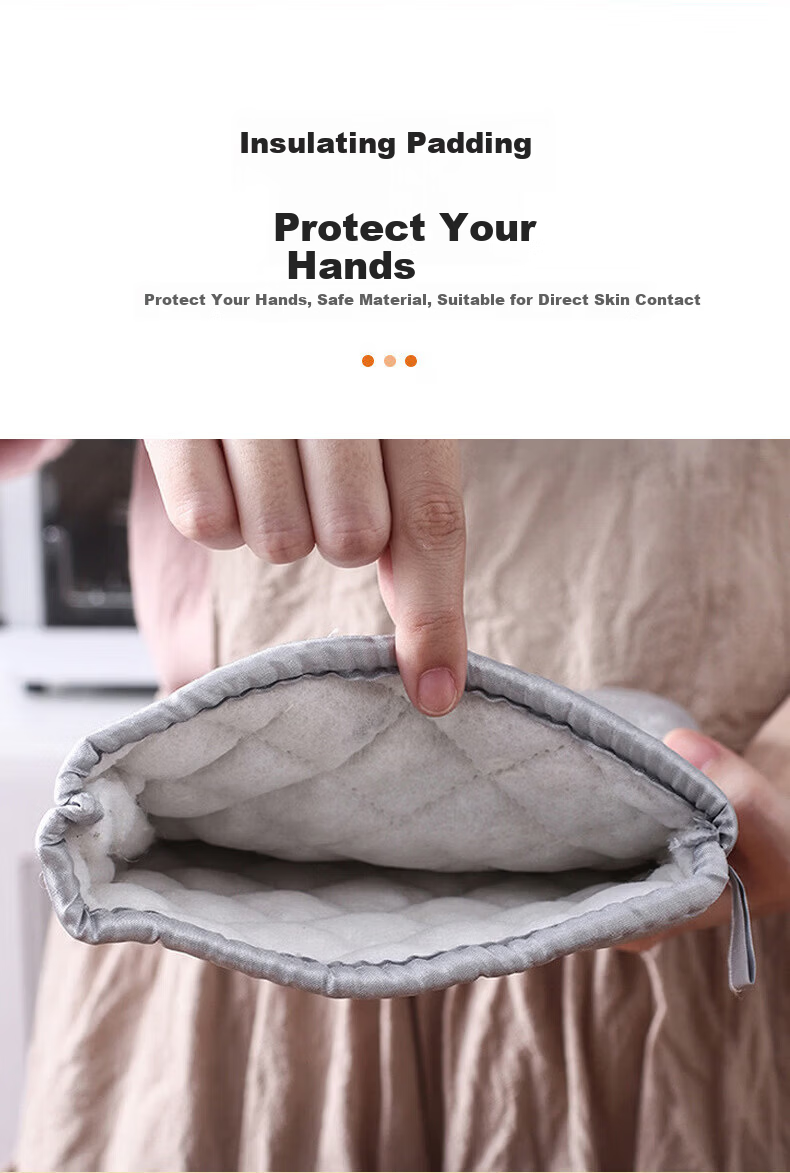 Beifute Oven Gloves Pair/Pack Heat-Resistant High-Temperature Long Flame-Retardant Protective Gloves 7