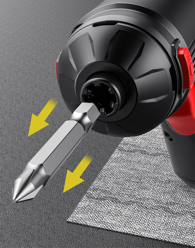 Delixi Electric Interchangeable Head Screwdriver Cordless Rechargeable Mini Electric Lithium Battery Screwdriver Set with Bits for Home Use 25