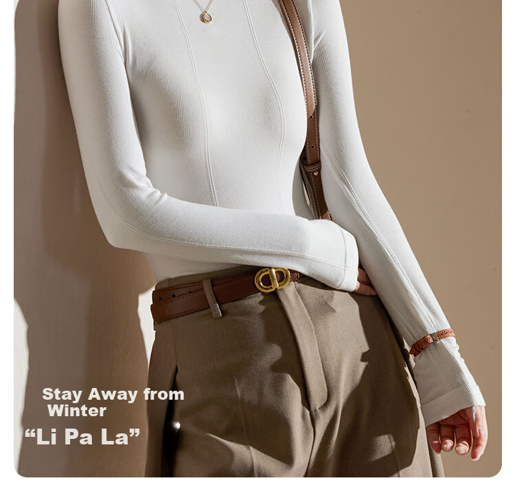 LangSha Women's Antibacterial Long Sleeve T-Shirt Spring Autumn Slim Fit Base Layer 2025 New Arrival 2