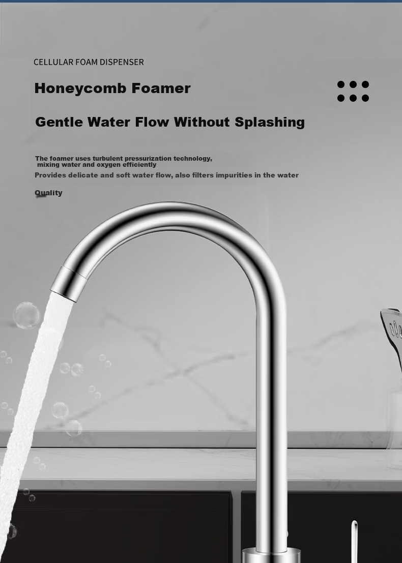 BSITN 304 Stainless Steel Kitchen Faucet Sink Vegetable Washing Basin Dishwasher High Polish Dual Temperature Hot and Cold Rotatable Faucet B1087 8