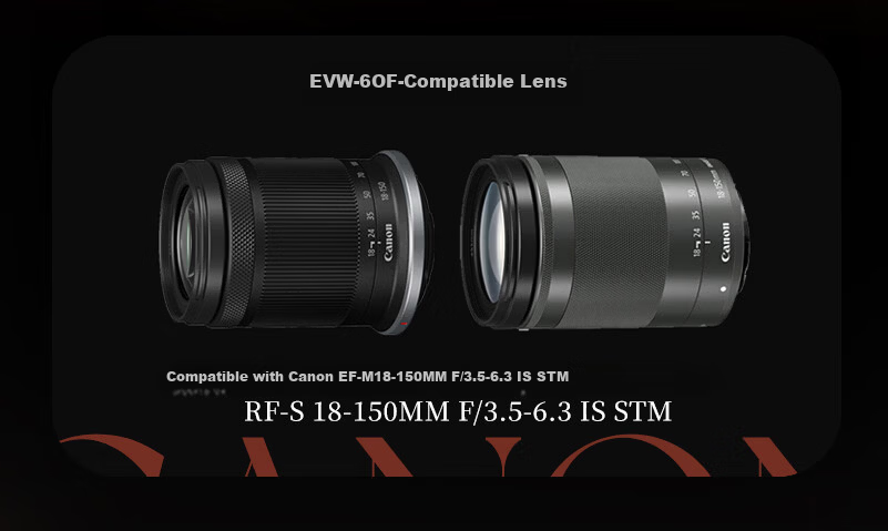 Llano Camera Lens Hood Compatible with Canon RF-S 18-150 IS STM 55mm Lens EF-M 18-150 Lens M50II R7 R10 R50 R100 Camera Accessories 1
